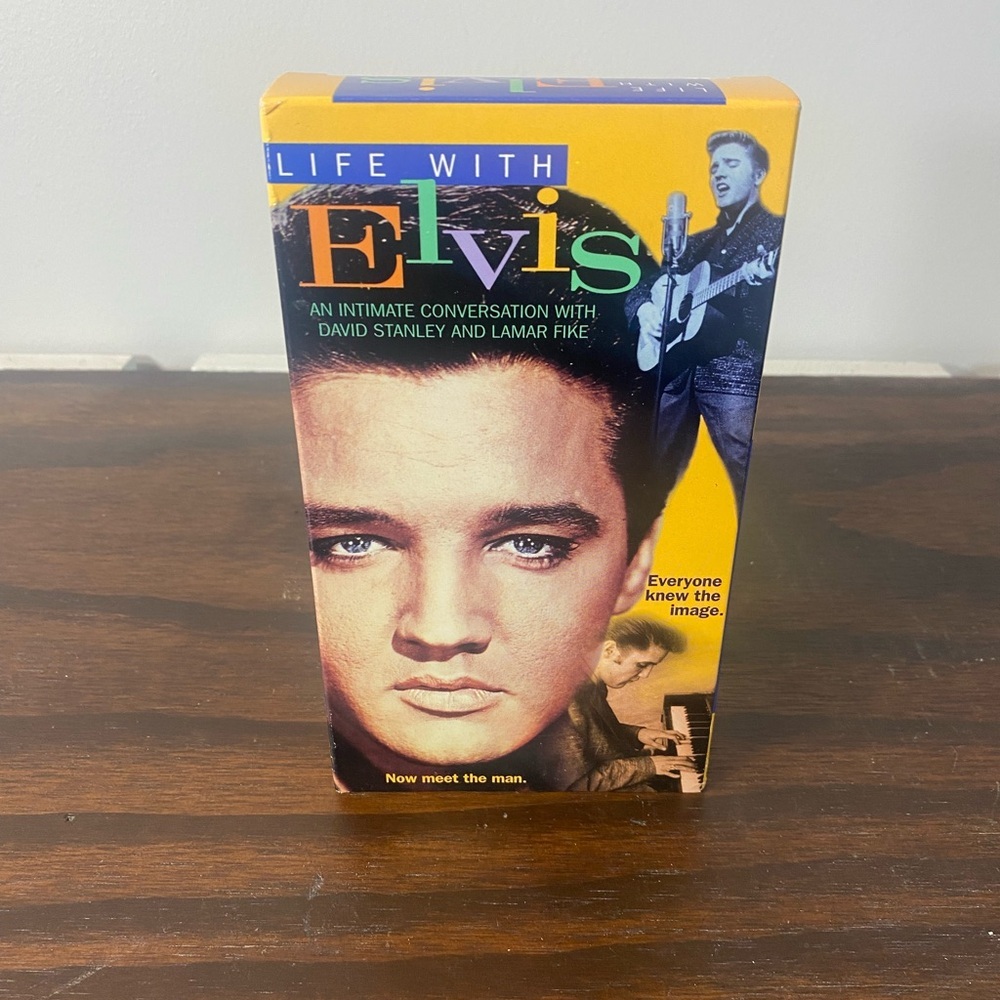 Life With Elvis VHS Tape [Cabin Fever 1990]  with Lamar Fike & David Stanley